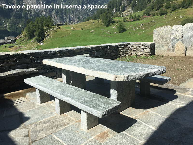 Tavolo Luserna a Spacco