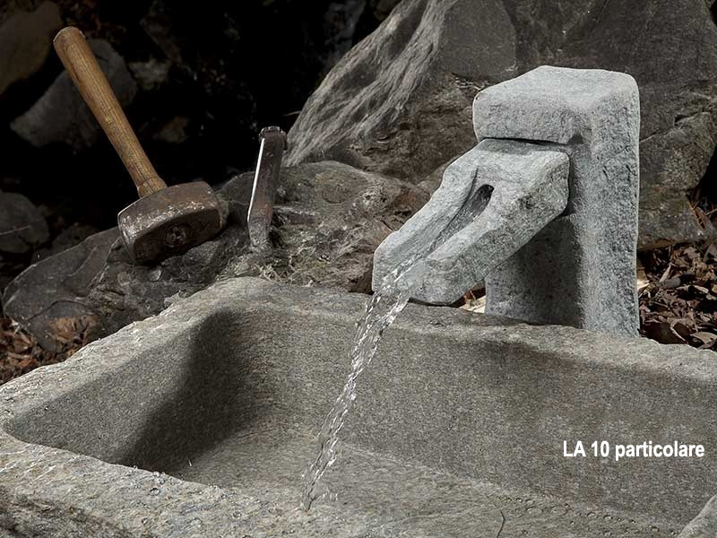 rubinetto in pietra